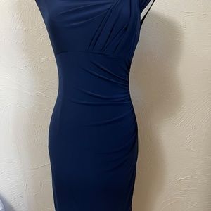 Lauren Ralph Lauren blue sleeveless cocktail dress